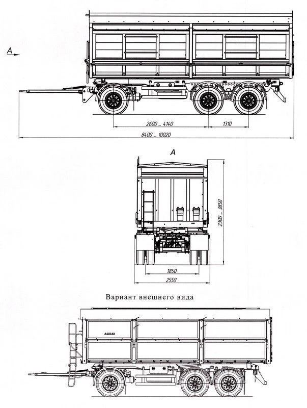 三轴自卸拖车8596-41