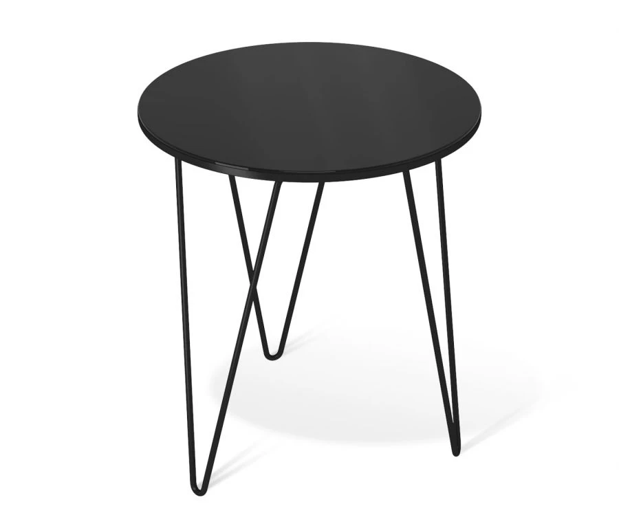 Stylish Half-Spherical Glass and Metal Coffee Table Sheffilton SHT-CT27
