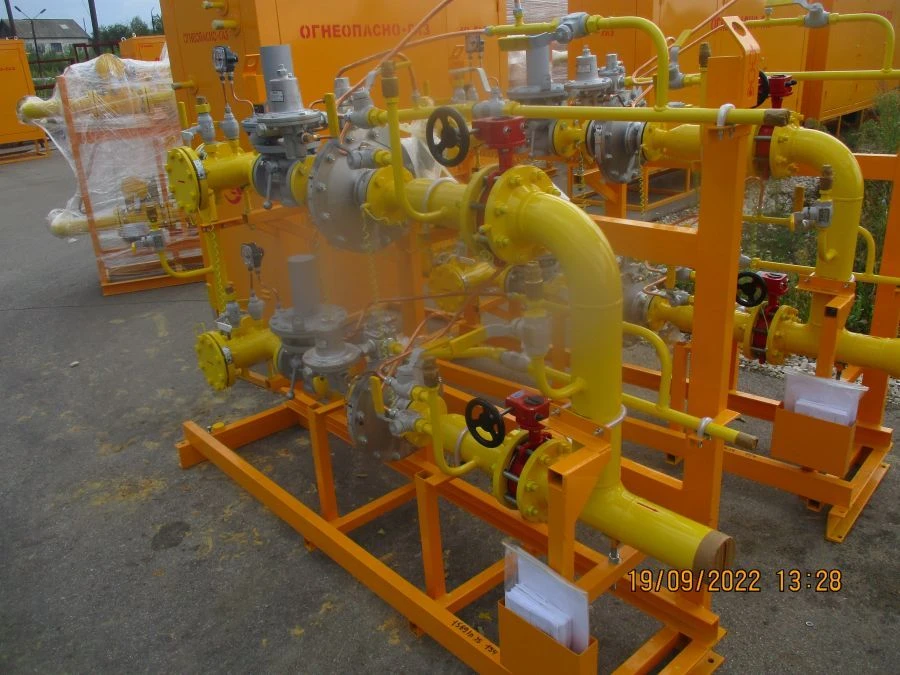 Gas Pressure Regulation Units GRU for Pressure Reduction