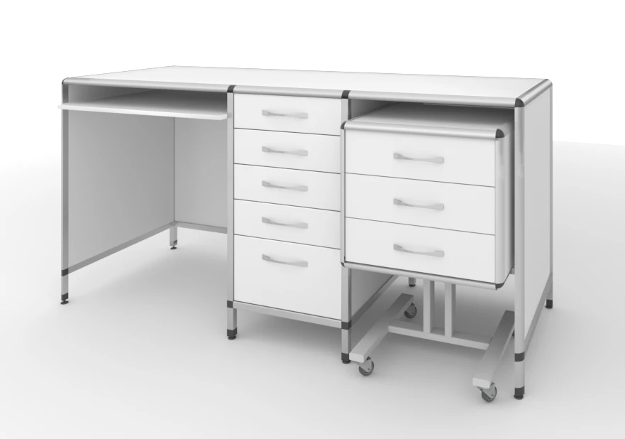 Dentist Workstation with Trolley Cabinet TC-4 RM-2