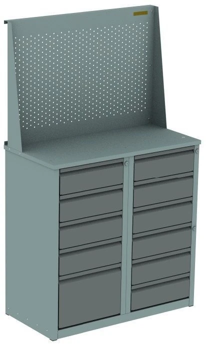 Lathe Cabinet for Tool Storage and Workbench Use
