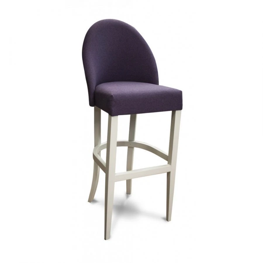 Elegant Chair "Base" with Soft Seat and Curved Back