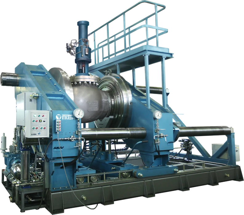 Pneumatic-Hydraulic Testing Stands PKTBA-S with PKTBA-PGS Units