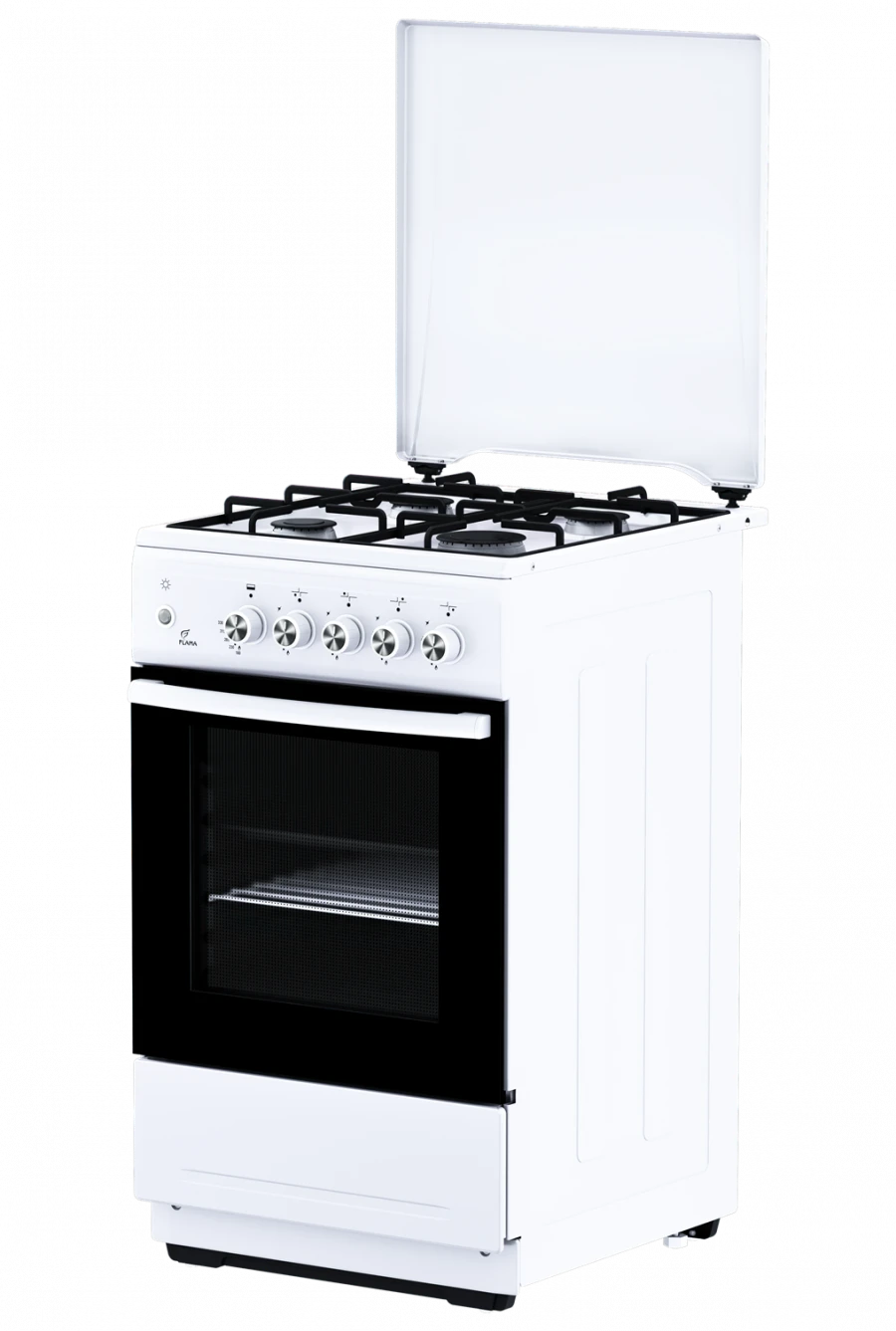 4-Burner Gas Stove with Oven Control FLAMA N FG 24243