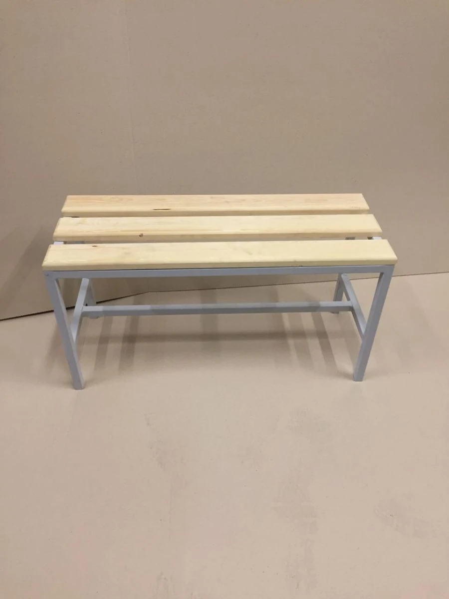 Metal Locker Room Bench for Changing Rooms