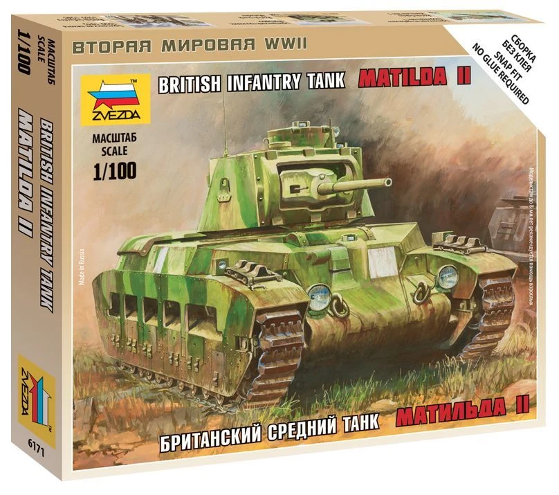 British Medium Tank Matilda II Model Kit