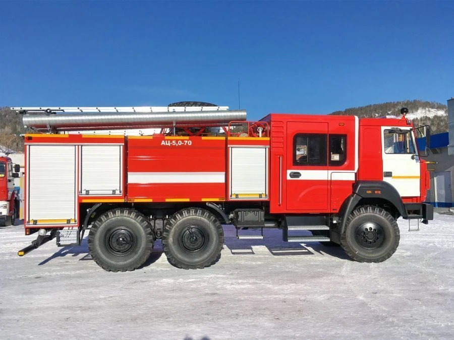 Fire Tanker Truck AC-5, Type 5883, Modification 58814X on Ural-4320 Chassis