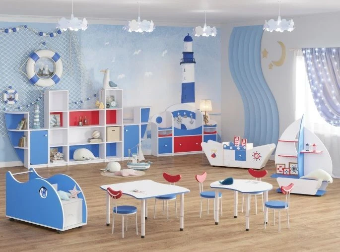 Children's Wooden Tables for Preschool Institutions