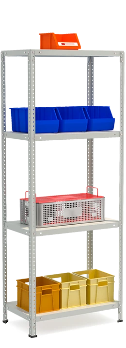 Sturdy Metal Shelving Rack STF Model 744-1.8 for Storage