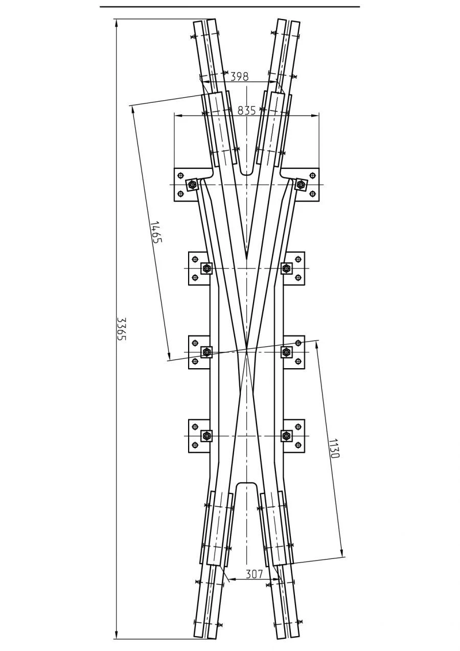 Sharp Cross Member Type R65 Model 2/7 (Project 202-200-00)