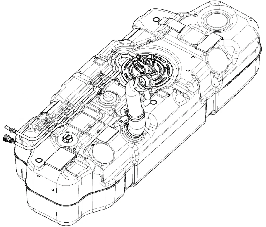 Low Flow Diesel Fuel Tank - A68R52-1101006-10