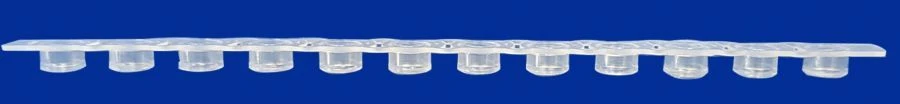 Non-Sterile Polymer Test Tube for In Vitro Diagnostics with Flat Cap (12 Pack)