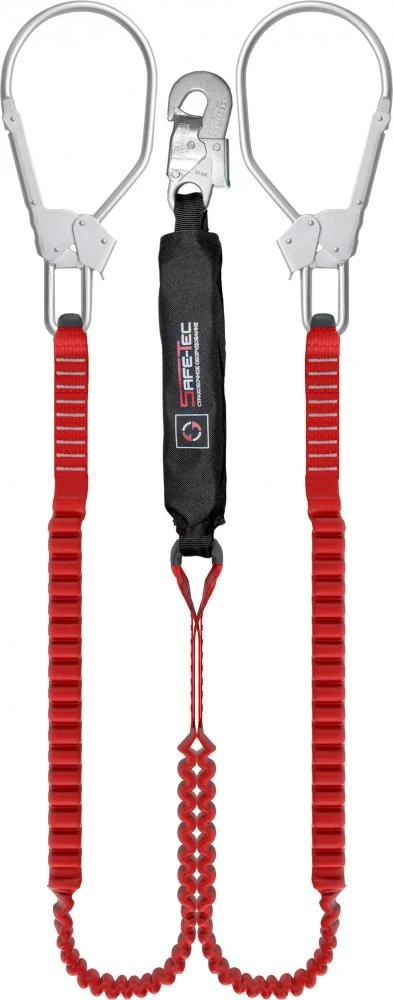 Elastic Safety Lanyard with Shock Absorber ABE212