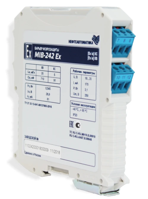 MIB-200 Ex Spark Protection Barrier, Model MIB-242 A Ex