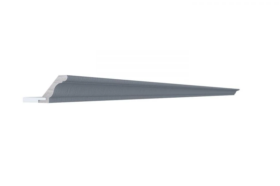 Textured Anthracite Oak Curtain Rod LD.285010.000 (2250mm)