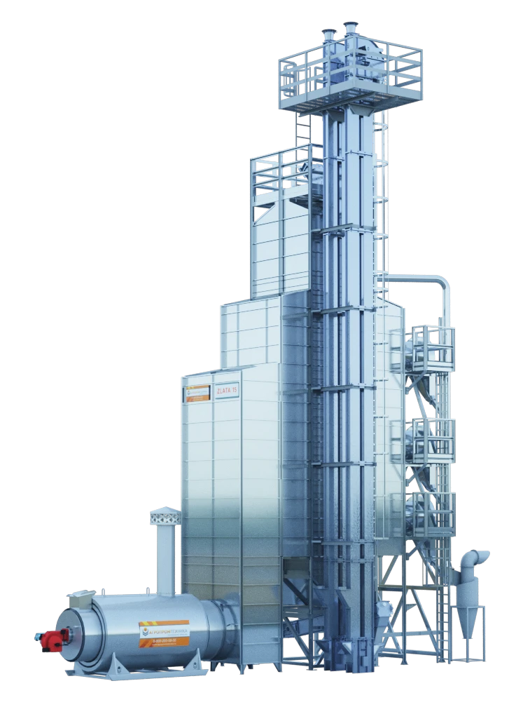 Modular Grain Dryer "Zlata" Zlata 15 (Direct Heating, Gas)