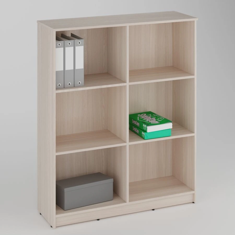 Low Document Cabinet with Two Vertical Sections