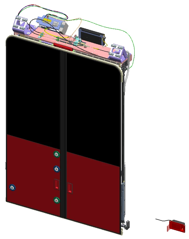 Outer Passenger Door for Electric Train DБПС 004.01.00.000-01