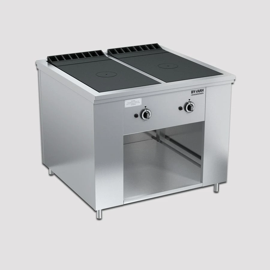 Professional Gas Stove with Closed Flame PRG-IIA-2C "Maxi