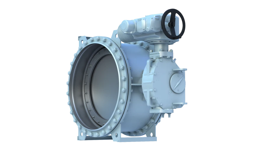 PT99052-400 Disc Rotating Valve with Flanges