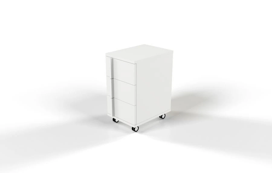 Mobile Desktop Cabinet with 3 Drawers TM