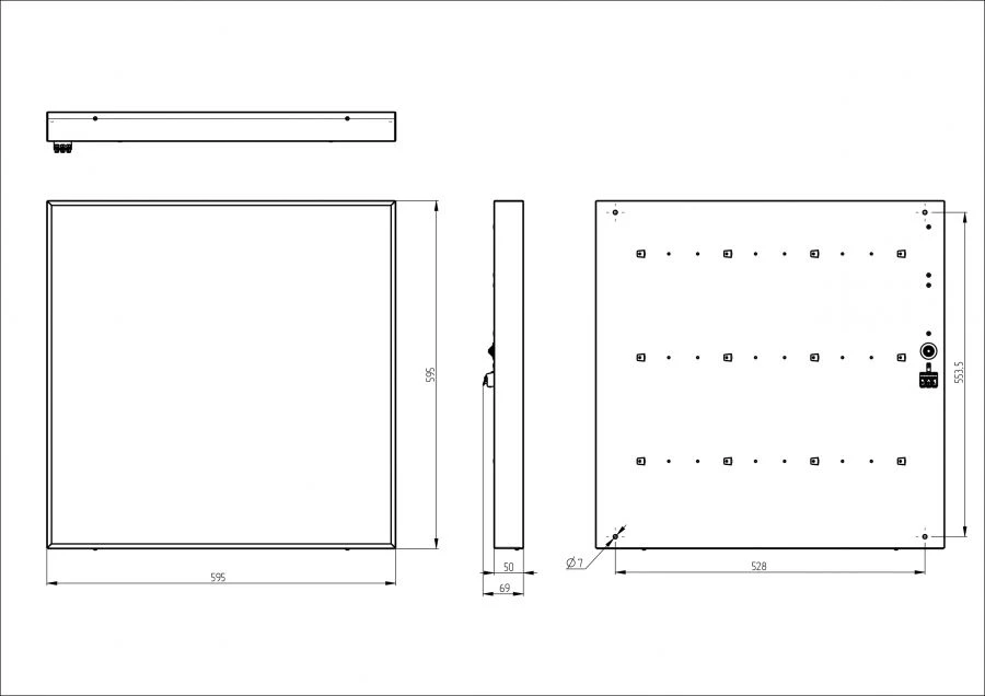 LED Lighting Fixtures Series SSV, Modification SSV R