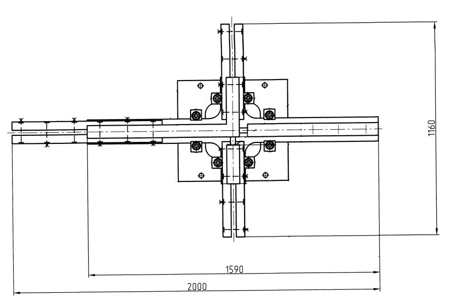 Crosspiece for Rail Switch, Type R50 (Project MSZ.8374.02.000)
