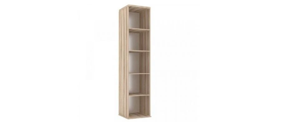 Single Door Wardrobe with Body (White/Desira Ash) Model Marta LD.636010.000