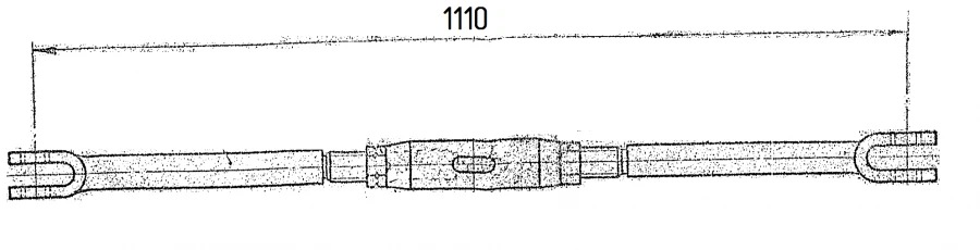 Adjustable Connecting Rod SP-131 for Train Stability