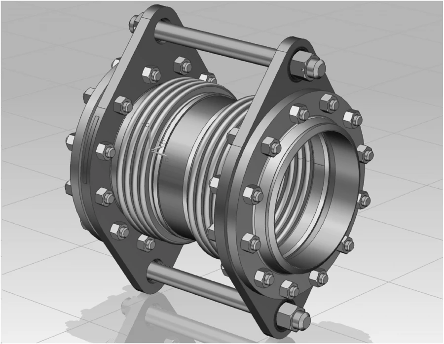 Flexible Bellows Expansion Joint Type L, LFK, Nominal Diameter 15mm to 5000mm, Pressure Rating 0