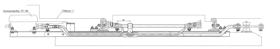 Electric Drive Assembly SP-6M for Switch R65 Mark 1/11 Radius 900m