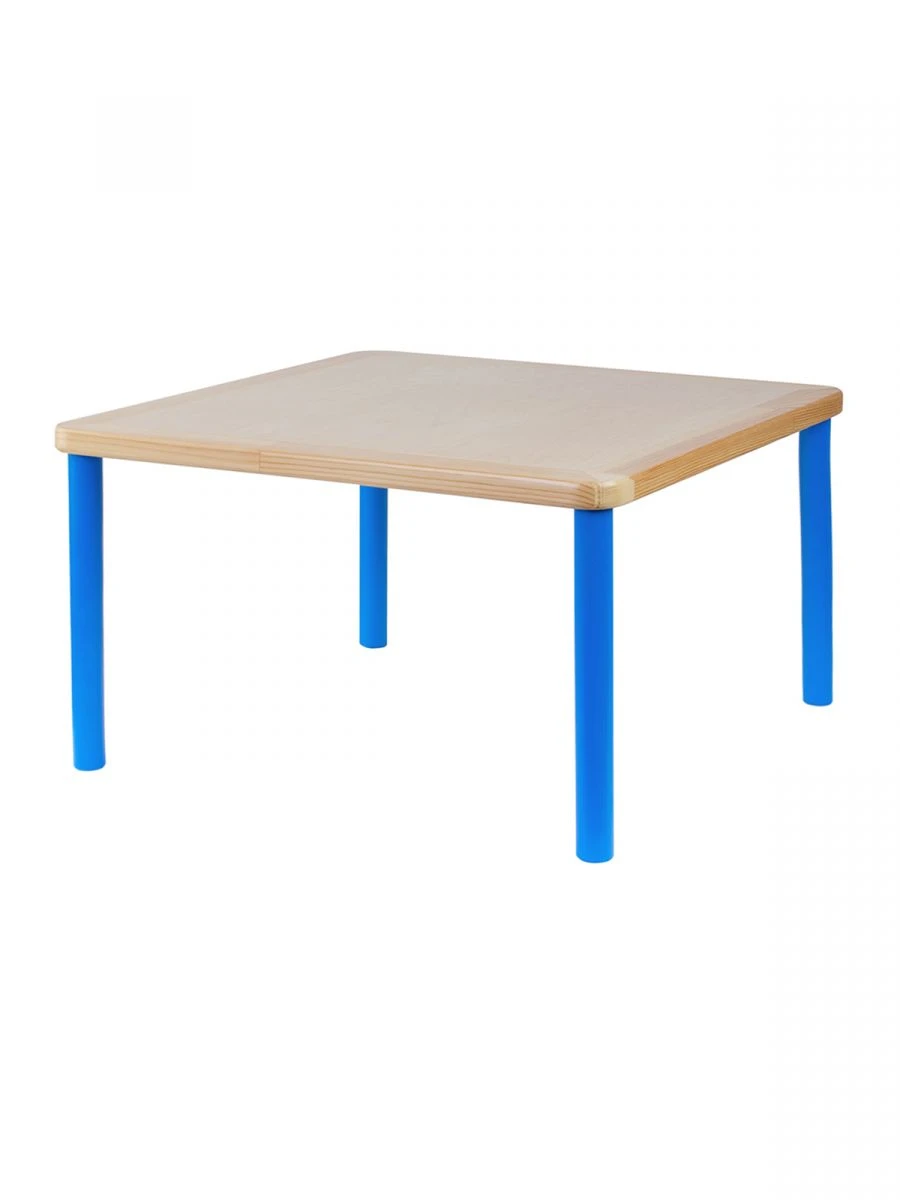 Square Children's Table 520mm - Blue