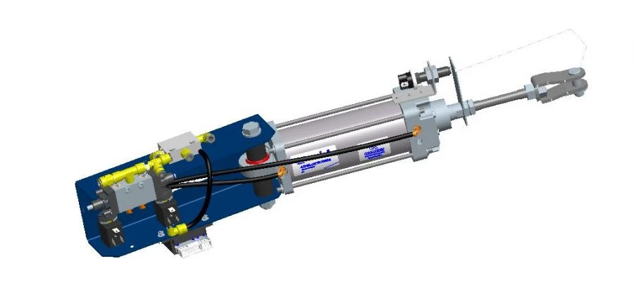 Pneumatic Door Actuator for Vehicles 40N1R63/116T1B045