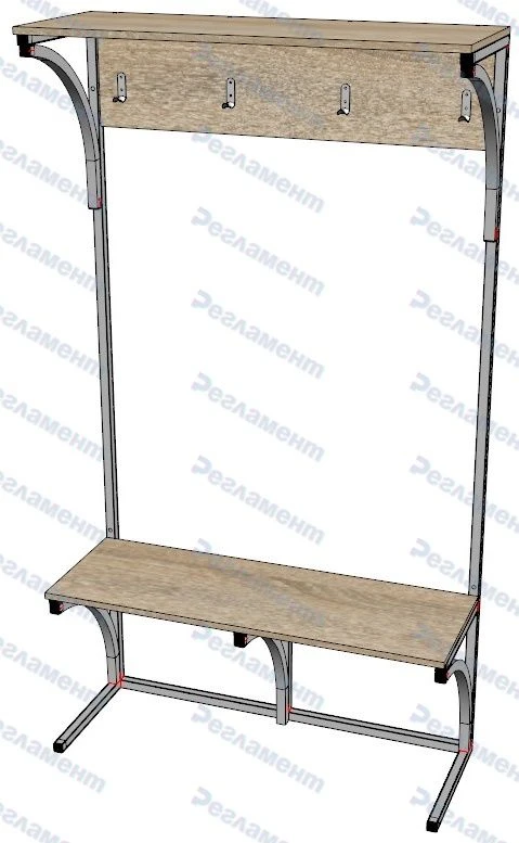 Floor Coat Rack B2 400-2500x150-800x1200-2500mm