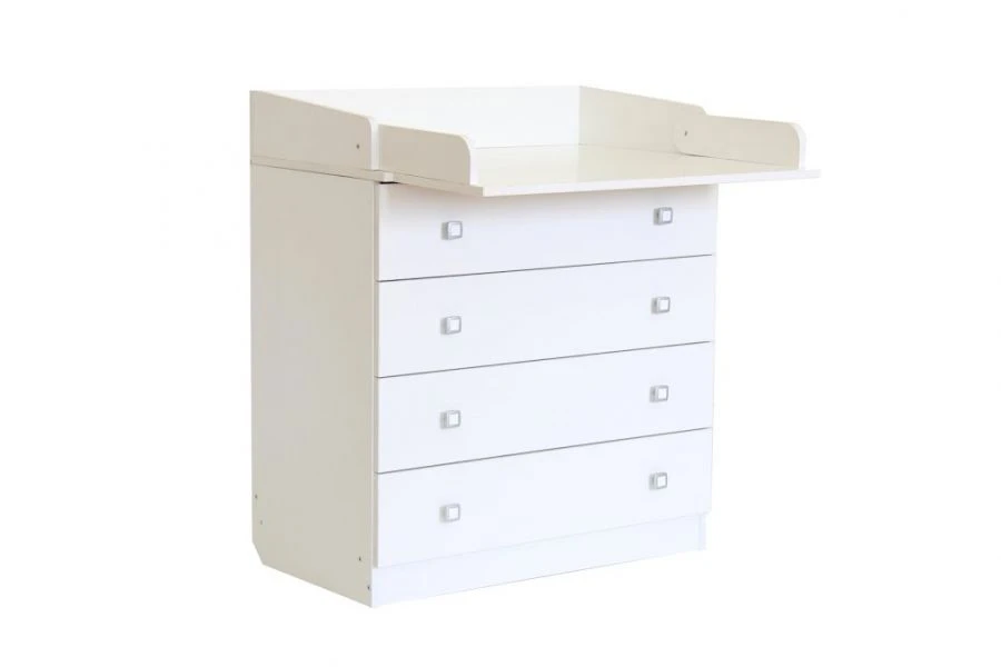 Fairy 1580 White Chest of Drawers with Changing Table