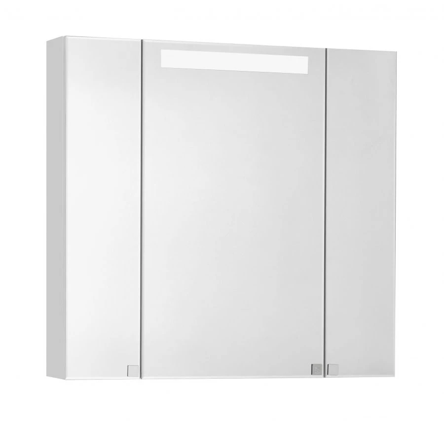 Aquaton Madrid 80 M Mirror Cabinet with Light - White
