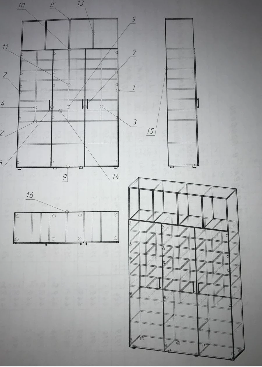 Document Storage Cabinet for Archiving