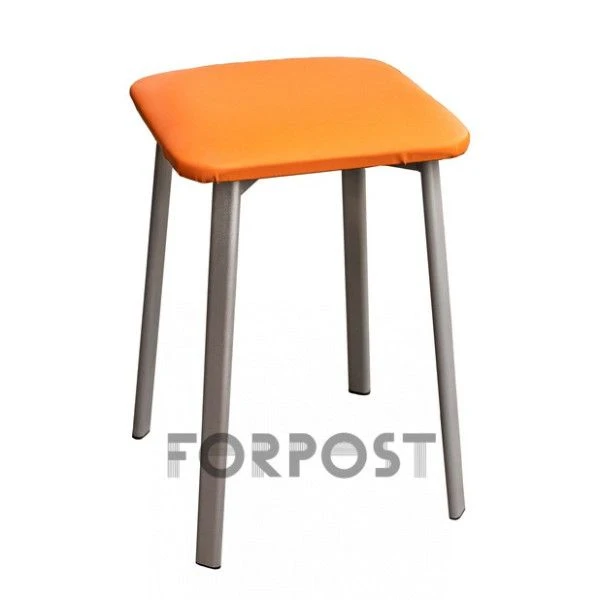 Ergonomic Dining Stool with Oval Tube Design