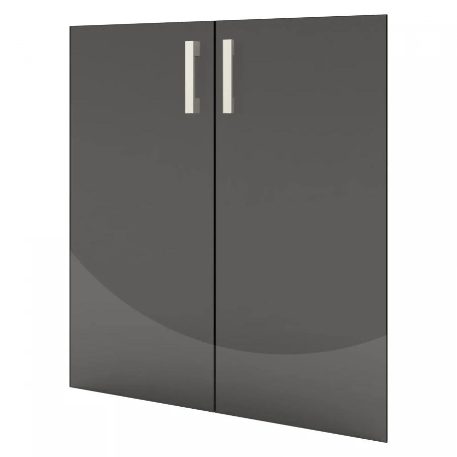 Tinted Glass Doors Set A-302.C (2 Pieces)