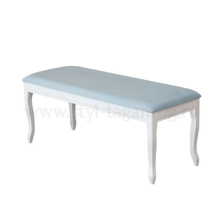 Elegant Backless Bench with Wooden Frame