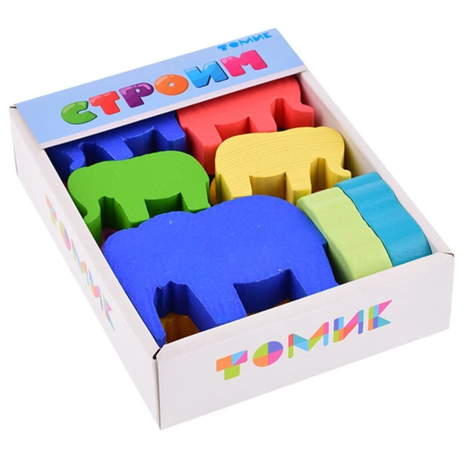 Educational Logical Game Set "Learning through Play" - "Building" (12 Pieces) Model 1-84