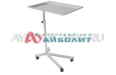 Стол инструментальный предметный однополочный СИП-1-"Айболит» ТУ 9452-020-51768895-2007