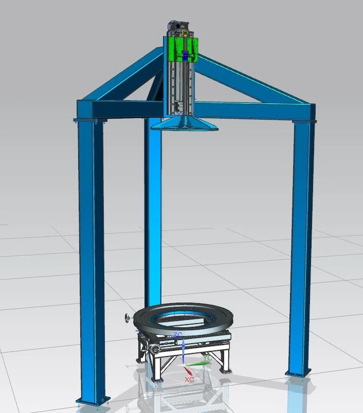 Impact-Free Assembly Stand for Ground Equipment - Model: СБС-ГТУ