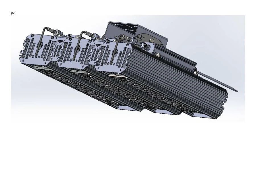 Industrial Design LED Luminaire "MTM IoT" Cube Series 180