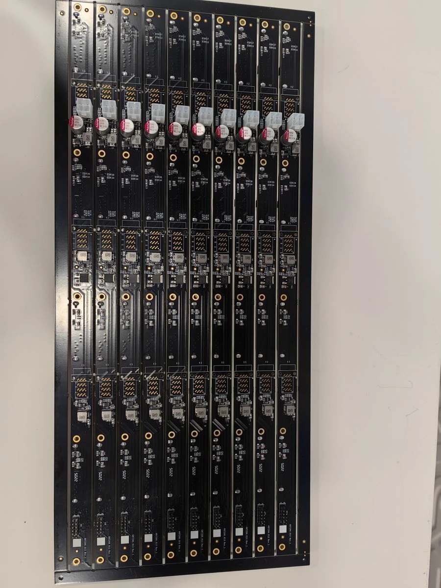 Backplane Board for Parallel Connection of Contacts KDBA.467239.002