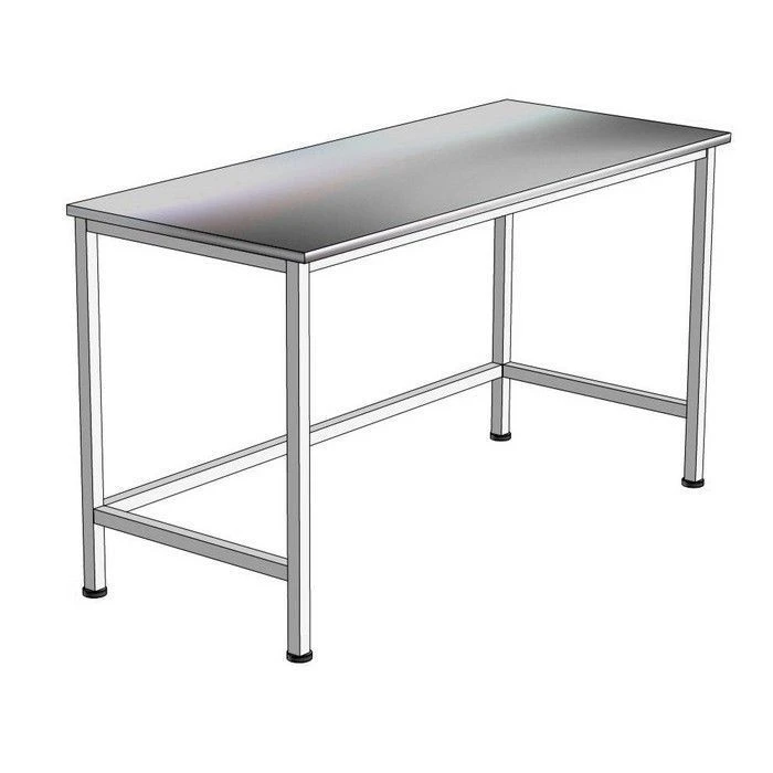 Metal Table for Industrial Equipment and Assembly Tasks