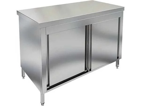 Custom Metal Production Table Cabinet