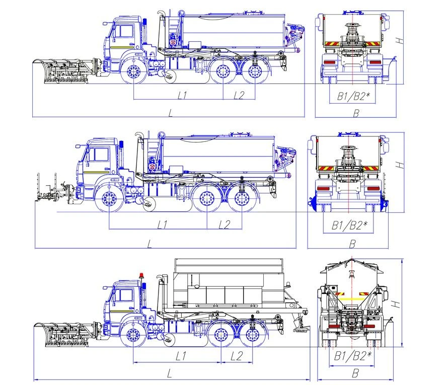 Multi-lift Self-Loading Machine Model MK-4563-08