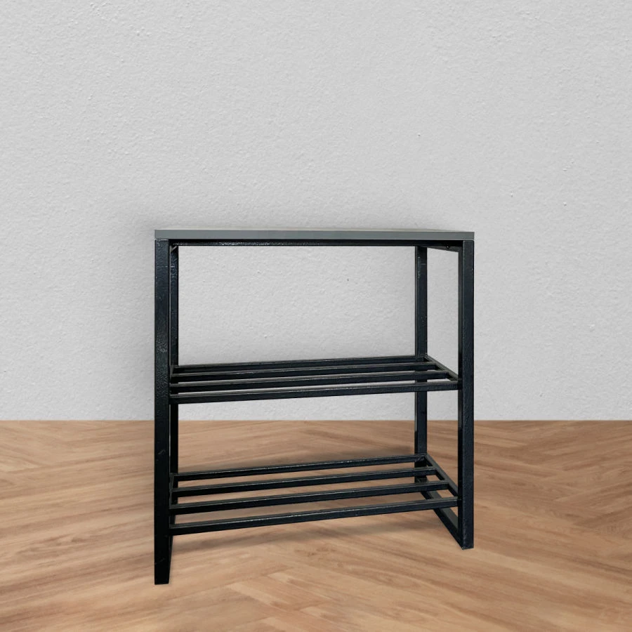 Shoe Rack with Carbon Steel Frame