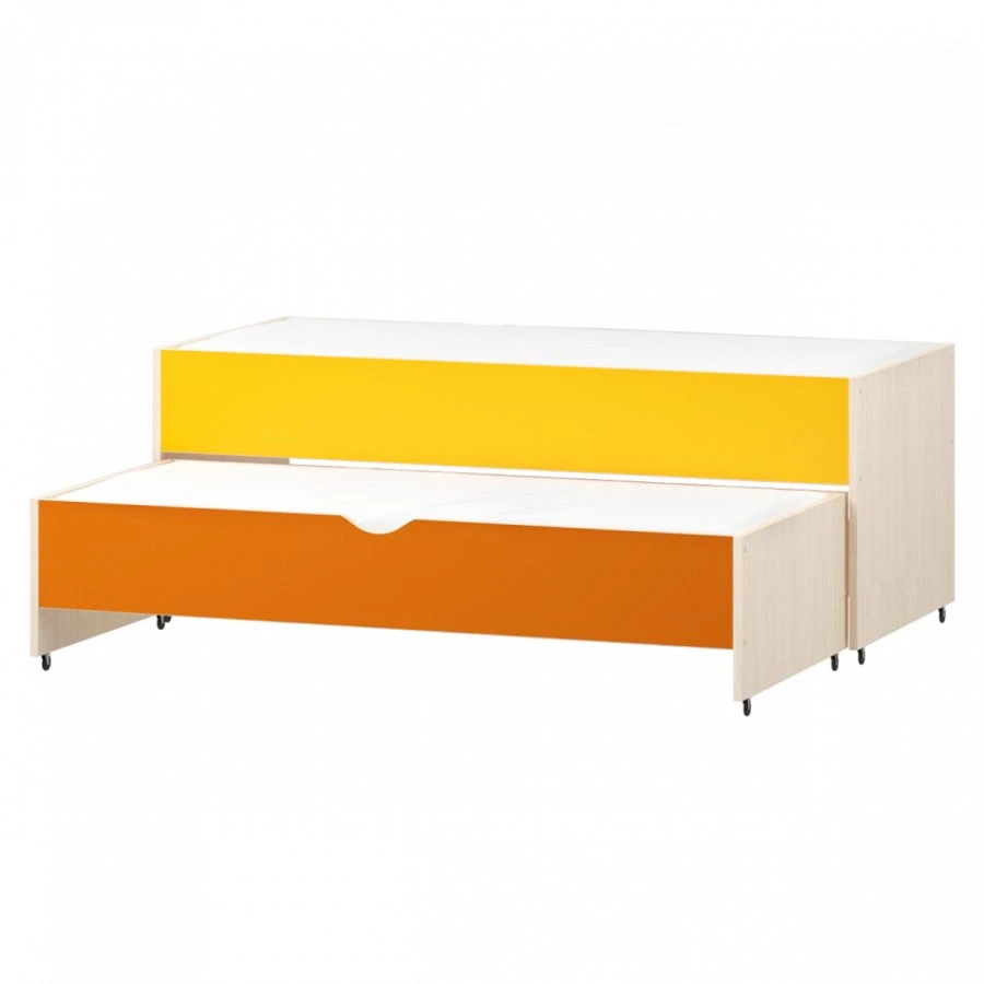 Convertible Two-Tier Children's Bed 'Smile' with Lid